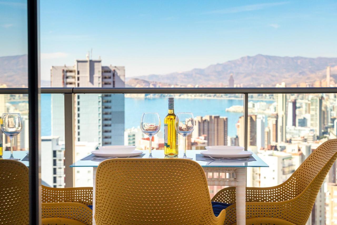 Ferienwohnung Skyline 10 Gran Terraza Privada Con Vistas Espectaculares Benidorm Exterior foto