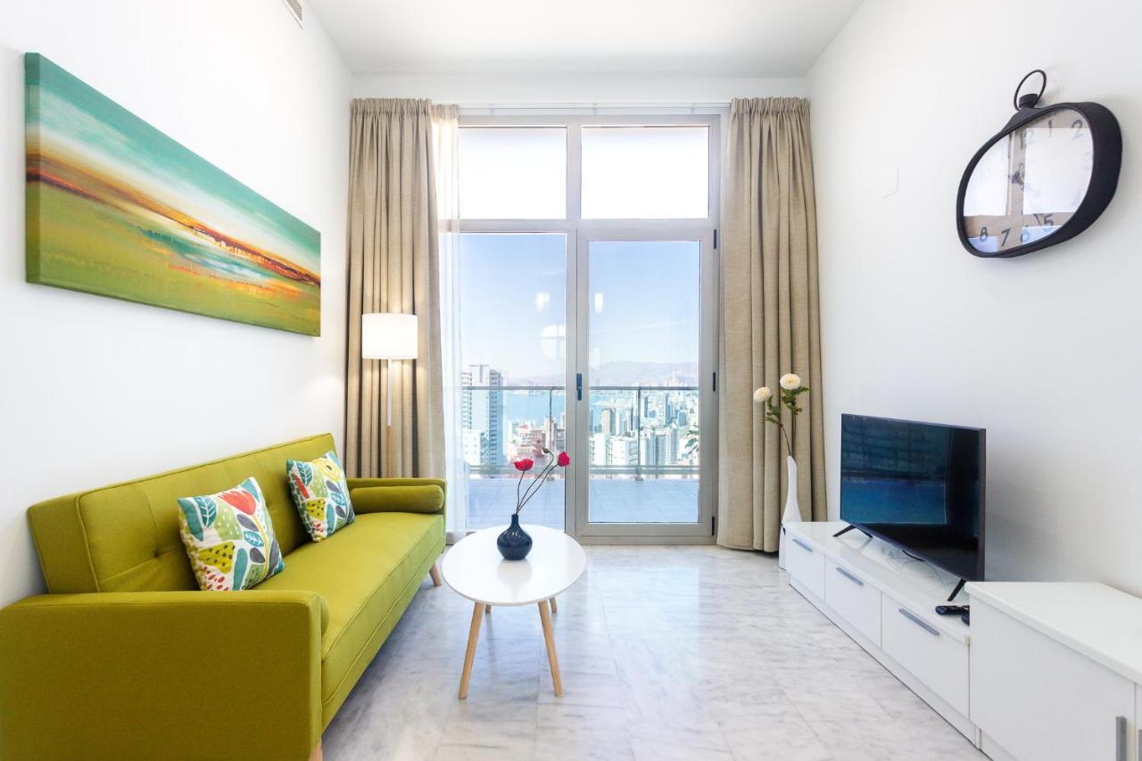 Ferienwohnung Skyline 10 Gran Terraza Privada Con Vistas Espectaculares Benidorm Exterior foto