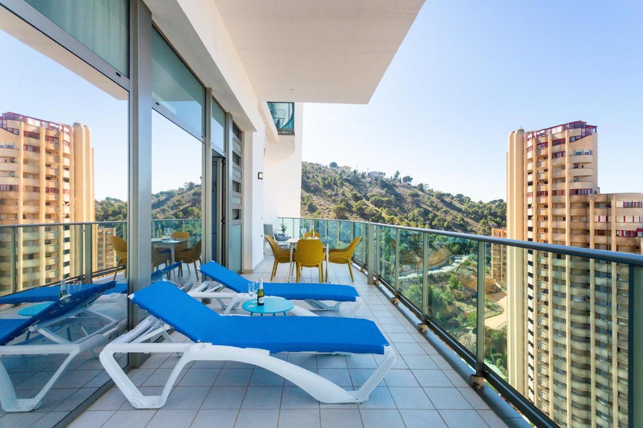 Ferienwohnung Skyline 10 Gran Terraza Privada Con Vistas Espectaculares Benidorm Exterior foto